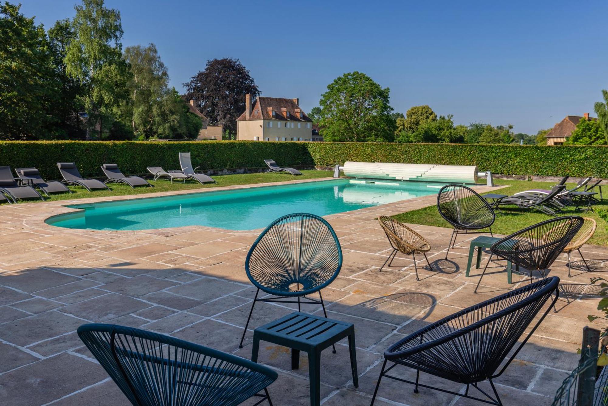Vila Bagatelle Avec Jardin Et Piscine Chauffee Bieville-en-Auge Exteriér fotografie